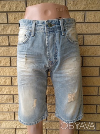 Бриджи мужские джинсовые OLD TIME Турция, 100% коттон, доступные размеры 28. Мод. . фото 1