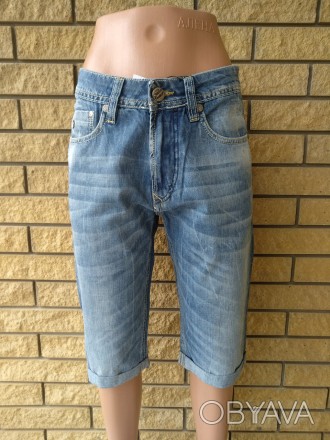Бриджи мужские джинсовые ENERGIE Турция, 100% коттон, доступные размеры 29. Модн. . фото 1