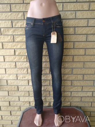 Джинсы женские джинсовые плотные стрейчевые CRACPOT, Турция, 98% коттон, 2% элас. . фото 1