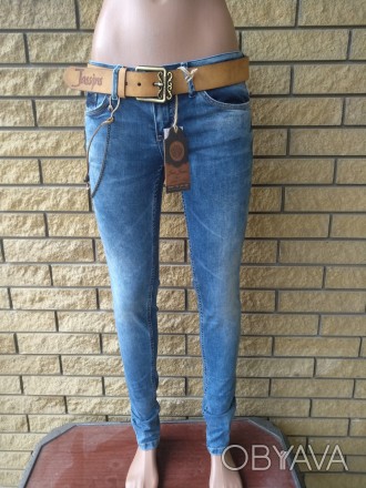 Джинсы женские джинсовые стрейчевые JASS JEANS, Турция, 98% коттон, 2% эластан.
. . фото 1