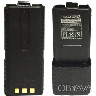 Усиленный аккумулятор для радиостанции baofeng UV-5R. Подходит также к аналогам . . фото 1