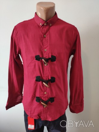 Рубашка мужская коттоновая брендовая высокого качества EL ZARA, Турция, 100% кот. . фото 1