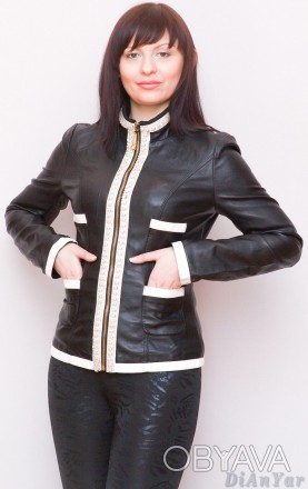 Куртка женская LANMAS изготовлена из искусственной кожи высокого качества.Отдела. . фото 1