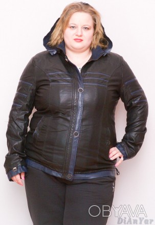 Куртка женская ANDGELINA из искусственной кожи высокого качества. Для прекрасных. . фото 1
