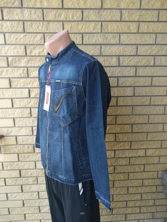 Куртка джинсовая унисекс стрейчевая VIGOOCC. Незаменима для осенней переходной п. . фото 3