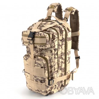 Тактический штурмовой рюкзак Abrams pixel desert
Рюкзак тактический (штурмовой) . . фото 1