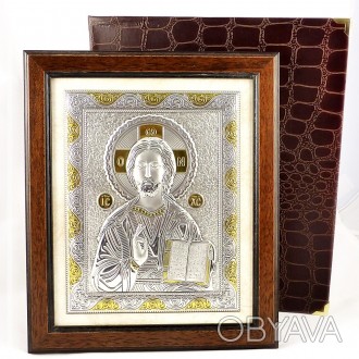 Икона Иисус Христос в деревянной рамке Страна производитель: Италия; Материал: С. . фото 1