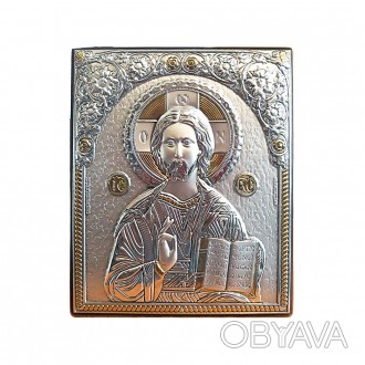 Икона Иисус Вседержитель на деревянной основе Страна производитель: Италия; Мате. . фото 1
