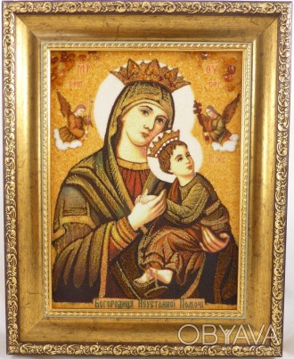 Богородица і-60 Икона Божией Матери Материал: ЯнтарьДополнительные характеристик. . фото 1