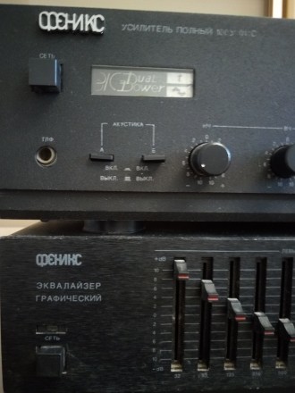 Продам комплект аудіотехніки:
Підсилювач "Феникс-100У-011С"-100Вт (че. . фото 4