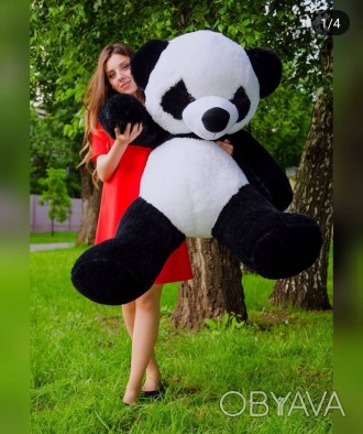  Большая панда, ставшая прототипом детских игрушек, отличается дружелюбным нраво. . фото 1