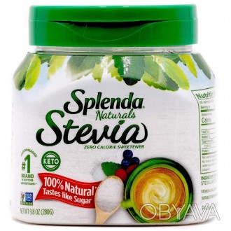 Натуральный сахарозаменитель Splenda Stevia Sweetener 280 грамм в удобной и экон. . фото 1