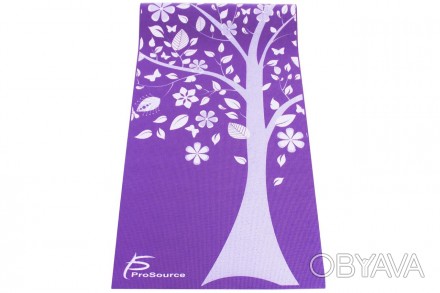ProSource Mandala Yoga Mat — дизайнерский коврик для йоги, декорирован эксклюзив. . фото 1