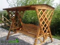 Дерев'яні гойдалки, Гойдалки Весняні. Дніпро. фото 1 Дерев'яні гойдалки, Гойдалки Весняні. Дніпро. фото 1