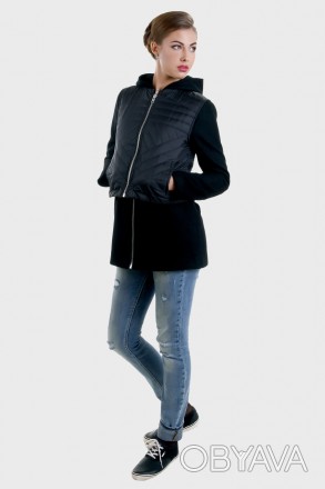 Стильный, модный, трендовый демисезонно - зимний комплект. Красивое пальто «дафл. . фото 1