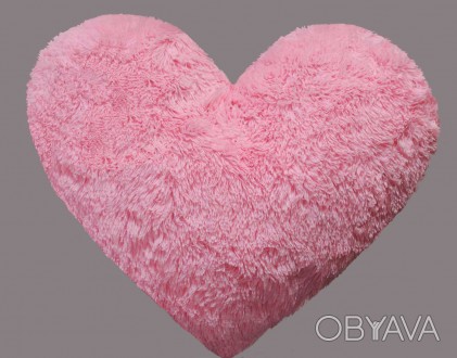 
Розовая подушка сердце для девушки. Сердце очень приятное на ощупь. Ваша вторая. . фото 1