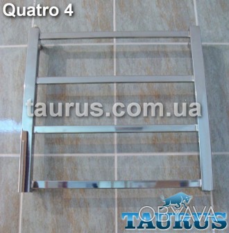 Водяной полотенцесушител Quatro 4 изготовлен из нержавеющей стали. 
Каркас и пер. . фото 1