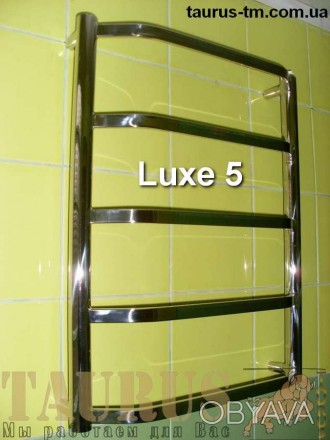 Очень узкий стильный полотенцесушитель Luxe 5/550х400 от производителя полотенце. . фото 1