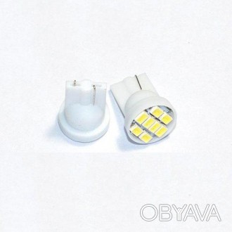 T10 - 1206 8 - LED
 
СВЕТОДИОДНЫЕ ЛАМПЫ T10 - 8 LED 
 
Лампа для габаритов и др,. . фото 1
