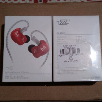 З унікальною знімною конструкцією вкладишів, " KZ ZS3E " HiFi навушник. . фото 7