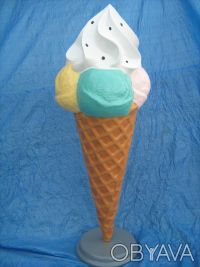 Макет мороженое рожок: яркая, красочная, работающая на вас реклама. Большой муля. . фото 5