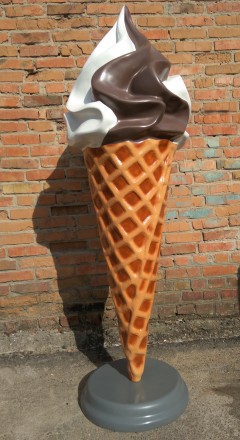 Макет мороженое рожок: яркая, красочная, работающая на вас реклама. Большой муля. . фото 8