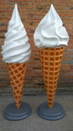 Макет мороженое рожок: яркая, красочная, работающая на вас реклама. Большой муля. . фото 9