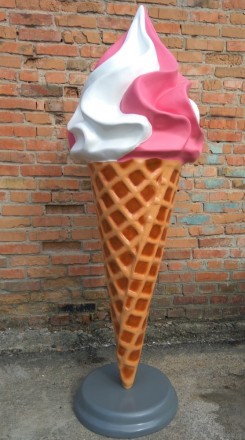 Макет мороженое рожок: яркая, красочная, работающая на вас реклама. Большой муля. . фото 7