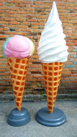 Макет мороженое рожок: яркая, красочная, работающая на вас реклама. Большой муля. . фото 10