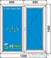 Окна металлопластиковые "STEKO":

Окна изготавливаются под размер ин. . фото 2