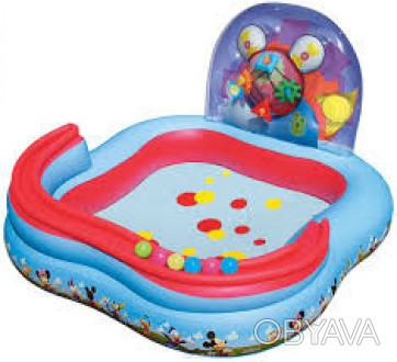 Игровой центр-бассейн Mickey Mouse разнообразит будни ребёнка и сделает их ярче.. . фото 1