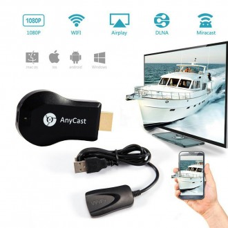 Медиаплеер Miracast AnyCast M4 Plus HDMI с встроенным Wi-Fi модулем‎ (copy)
. . фото 2