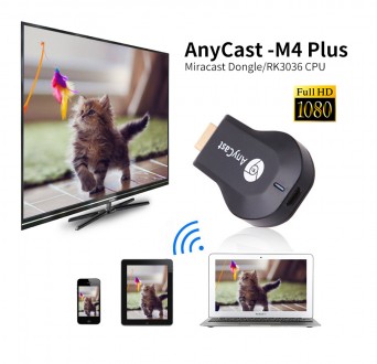 Медиаплеер Miracast AnyCast M4 Plus HDMI с встроенным Wi-Fi модулем‎ (copy)
. . фото 10