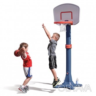 
Вмести с набором для игры в баскетбол Step 2 Shootin Hoops Pro дети проведут вр. . фото 1