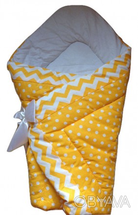 Новая модель зимнего конверта одеяла "Горошек" ― яркая и насыщенная, особо торже. . фото 1