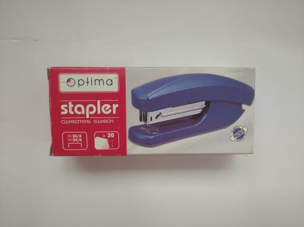 Продам степлер "Оptima", скобы 26/6 и 24/6. Пластиковый корпус, металл. . фото 4