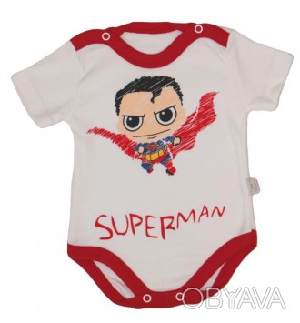 Боди футболочка для малышей
Прикольненький боди "SuperMan" создан из мягенького . . фото 1
