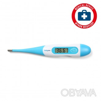 Электронный термометр с мягким наконечником BabyOno 
Термометр электронный с гиб. . фото 1