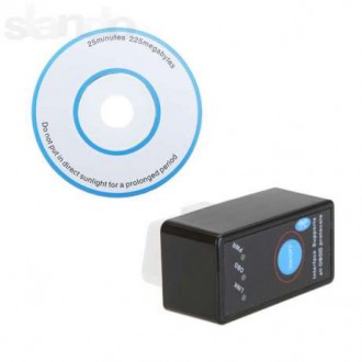 Продам діагностичний сканер ELM327 OBDII Bluetooth Версія 1.5 із кнопкою вкл \ в. . фото 3