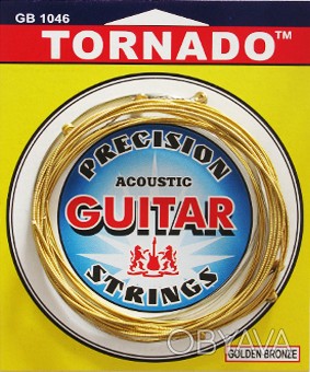 Супер Струны для акустической Гитары Tornado 1046 Струны для акустической гитары. . фото 1