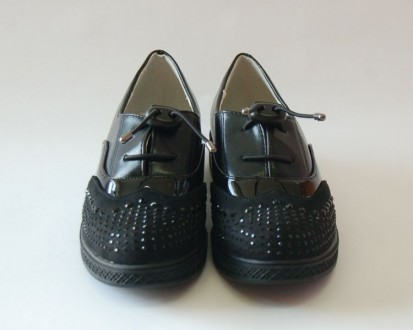 Туфли Башили арт.8110-3 black Верх – искусственная кожа (замш + лак). Внутри – н. . фото 4