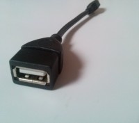 OTG micro USB 2.0 кабель переходник адаптер для планшетов, телефонов, смартфона . . фото 3