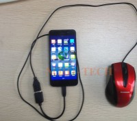 OTG micro USB 2.0 кабель переходник адаптер для планшетов, телефонов, смартфона . . фото 8
