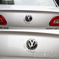 Наклейка на эмблему авто "Чертик" серебристого цвета.
Хромированная 3. . фото 12