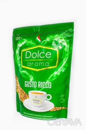 
Растворимый кофе Dolce Aroma Gusto Ricco 120 г
Кофе является напитком, который . . фото 1