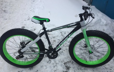 Спортивный велосипед фетбайк Profi EB26POWER 1.0 S26.2 черно-зеленый. Одесса. фото 1 Спортивный велосипед фетбайк Profi EB26POWER 1.0 S26.2 черно-зеленый. Одесса. фото 1