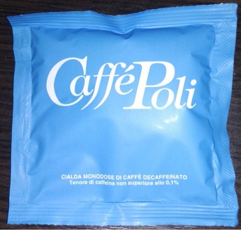 Кофе в чалдах монодозах Caffe Poli Decaffeinato без кофеина 100 шт Италия кофе в. Київ. фото 1 Кофе в чалдах монодозах Caffe Poli Decaffeinato без кофеина 100 шт Италия кофе в. Київ. фото 1