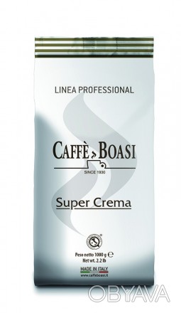 Кофе в зернах Boasi Super Crema 1кг – кофе профессиональной темной обжарки, выра. . фото 1