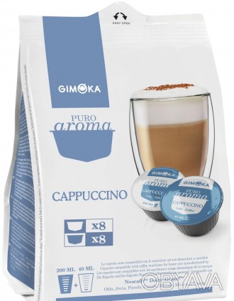 Кофе в капсулы Dolce Gusto (Nescafe) Compatible Gimoka Cappuccino - изысканное с. . фото 1