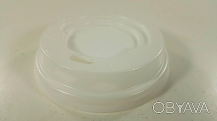 Крышки под одноразовые бумажные стаканы с рисунком\белый Вид одноразовой посуды:. . фото 1